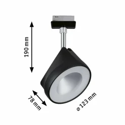 Paulmann URail spot Arena noir dimmable 4 000 K| Luminaires Led D'Intérieur