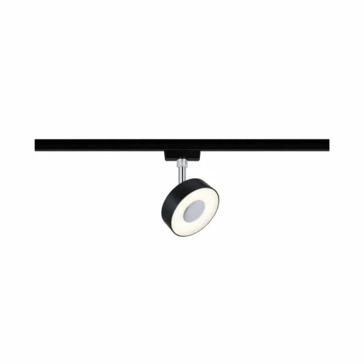 Paulmann URail spot Circle noir dimmable 4 000 K| Luminaires Led D'Intérieur