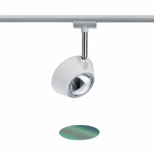 Paulmann URail Spot LED Sabik chrome mat, intensité variable| Luminaires Led D'Intérieur