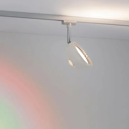 Paulmann URail Spot LED Sabik chrome mat, intensité variable| Luminaires Led D'Intérieur