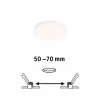 Paulmann Veluna Edge IP44 3.000K variateur d'intensité Ø 9cm| Spots Encastrés Led|Luminaires Led D'Intérieur