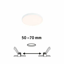 Paulmann Veluna Edge IP44 3.000K variateur d'intensité Ø 9cm| Spots Encastrés Led|Luminaires Led D'Intérieur
