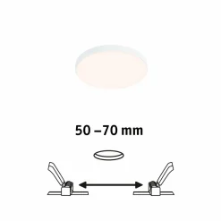 Paulmann Veluna Edge IP44 3.000K variateur d'intensité Ø 9cm| Spots Encastrés Led|Luminaires Led D'Intérieur