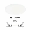 Paulmann Veluna Edge IP44 4.000K variateur d'intensité Ø 20cm| Spots Encastrés Led|Luminaires Led D'Intérieur