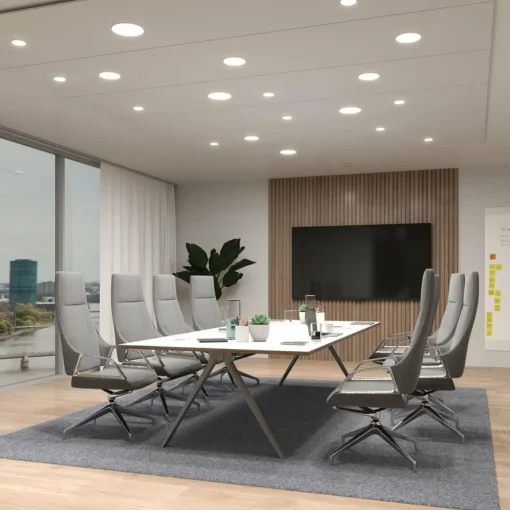 Paulmann Veluna Edge IP44 4.000K variateur d'intensité Ø 16cm| Spots Encastrés Led|Luminaires Led D'Intérieur