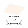 Paulmann Veluna Edge IP44 3000K variateur d'intensité 16x16cm| Spots Encastrés Led|Luminaires Led D'Intérieur