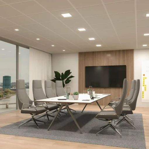 Paulmann Veluna Edge IP44 3000K variateur d'intensité 16x16cm| Spots Encastrés Led|Luminaires Led D'Intérieur