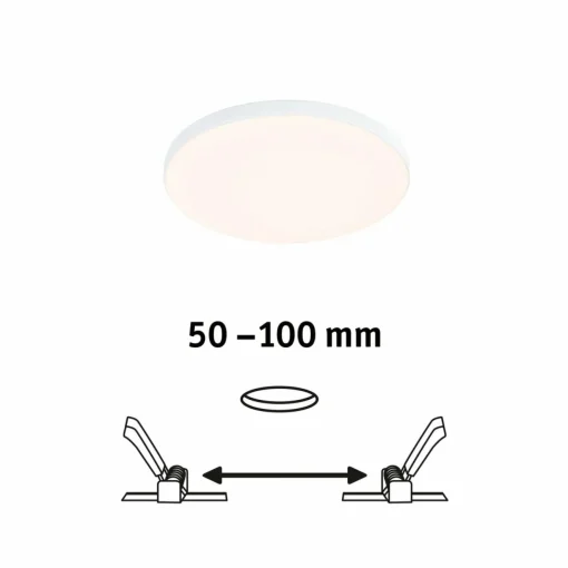 Paulmann Veluna Edge LED encastrée IP44 3.000K Ø 12cm| Spots Encastrés Led|Luminaires Led D'Intérieur