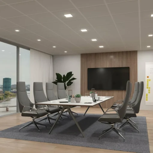 Paulmann Veluna Edge LED encastrée IP44 4000K 9x9cm| Spots Encastrés Led|Luminaires Led D'Intérieur