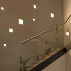 Paulmann Veluna lampe LED 4 000 K 7,5x7,5| Spots Encastrés Led|Luminaires Led D'Intérieur