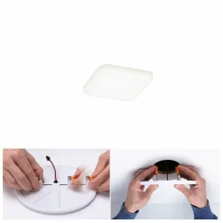 Paulmann Veluna lampe LED 4 000 K 7,5x7,5| Spots Encastrés Led|Luminaires Led D'Intérieur