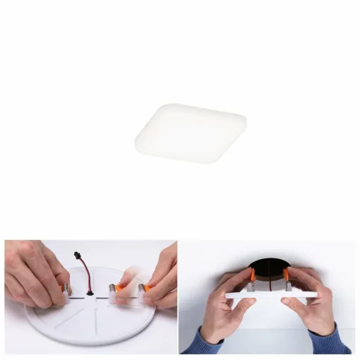 Paulmann Veluna lampe LED 4 000 K 7,5x7,5| Spots Encastrés Led|Luminaires Led D'Intérieur