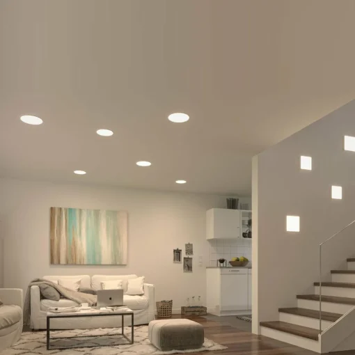 Paulmann Veluna lampe 3Stepdim 840 21,5x21,5| Spots Encastrés Led|Luminaires Led D'Intérieur