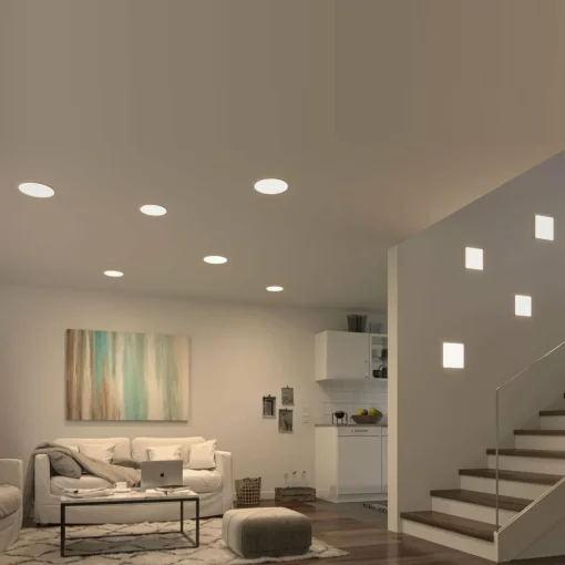 Paulmann Veluna lampe 3Stepdim 840 21,5x21,5| Spots Encastrés Led|Luminaires Led D'Intérieur