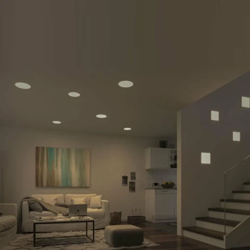 Paulmann Veluna lampe 3Stepdim 840 21,5x21,5| Spots Encastrés Led|Luminaires Led D'Intérieur