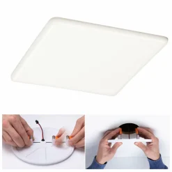Paulmann Veluna lampe 3Stepdim 840 21,5x21,5| Spots Encastrés Led|Luminaires Led D'Intérieur