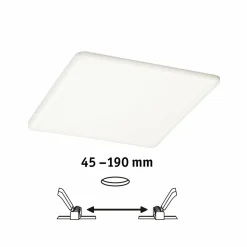 Paulmann Veluna lampe 3Stepdim 840 21,5x21,5| Spots Encastrés Led|Luminaires Led D'Intérieur