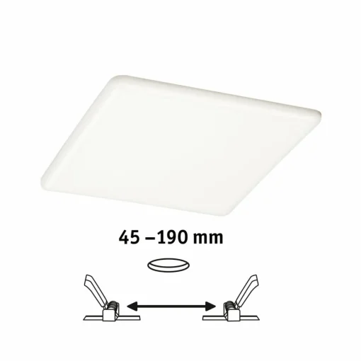 Paulmann Veluna lampe 3Stepdim 840 21,5x21,5| Spots Encastrés Led|Luminaires Led D'Intérieur