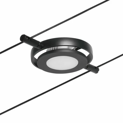 Paulmann Wire RoundMac spot noir pour câble| Luminaires Led D'Intérieur