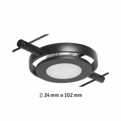 Paulmann Wire RoundMac spot noir pour câble| Luminaires Led D'Intérieur