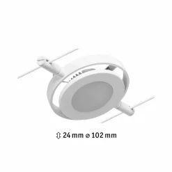 Paulmann Wire RoundMac spot blanc pour câble| Luminaires Led D'Intérieur