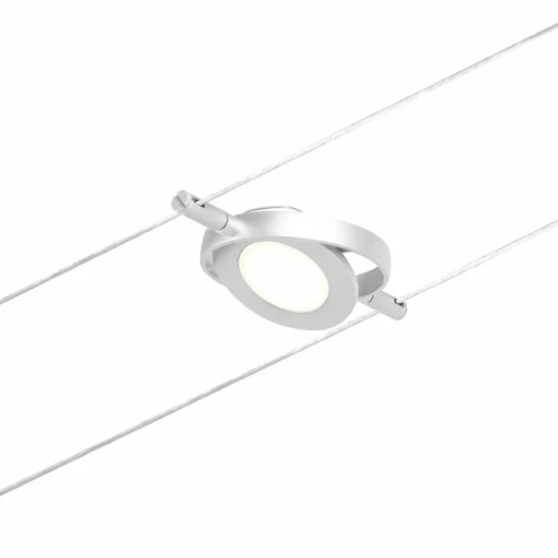Paulmann Wire RoundMac spot chromé pour câble| Luminaires Led D'Intérieur