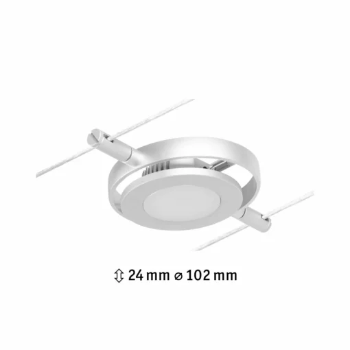 Paulmann Wire RoundMac spot chromé pour câble| Luminaires Led D'Intérieur