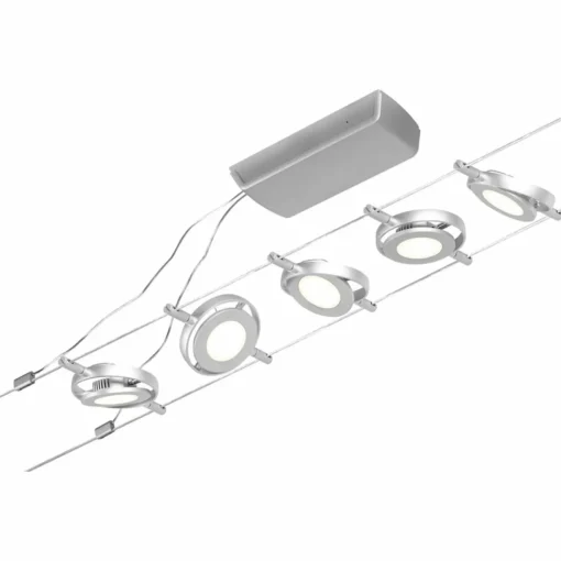Paulmann Wire RoundMac système câble LED, chromé| Luminaires Led D'Intérieur