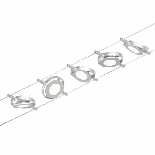 Paulmann Wire RoundMac système câble LED, chromé| Luminaires Led D'Intérieur