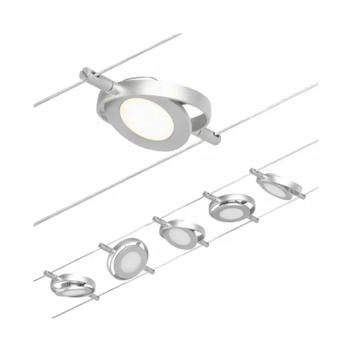 Paulmann Wire RoundMac système câble LED, chromé| Luminaires Led D'Intérieur