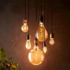 Philips ampoule LED E27 A60 4 W 1 800 K dorée, dim| Lampes Led À Intensité Variable|Ampoules Led