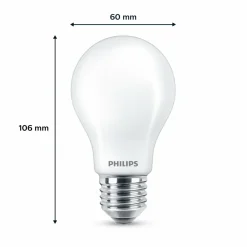 Philips ampoule LED E27 7W 806lm 2 700K mate x3| Ampoules Led E27|Ampoules Led