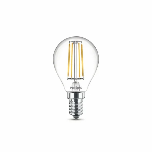 Philips ampoule LED E14 4,3 W P45 fil 2 700 K x2| Ampoules Filament|Ampoules Filament