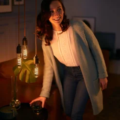 Philips Classic T32 gold ampoule LED E27 4 W| Lampes Led À Intensité Variable|Ampoules Led