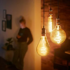 Philips E27 Giant ampoule tubulaire LED 7W or dimm.| Lampes Led À Intensité Variable|Ampoules Led