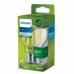 Philips E27 LED A60 2,3W 485lm 4 000K claire| Ampoules Filament|Ampoules Filament