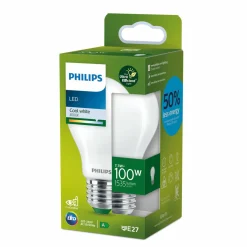 Philips E27 LED A60 7,3W 1535lm 4 000K mate| Ampoules Filament|Ampoules Filament