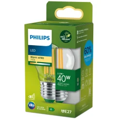 Philips E27 LED G45 2,3W 485lm 2 700K claire| Ampoules Filament|Ampoules Filament