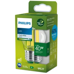 Philips E27 LED G45 2,3W 485lm 4 000K claire| Ampoules Filament|Ampoules Filament