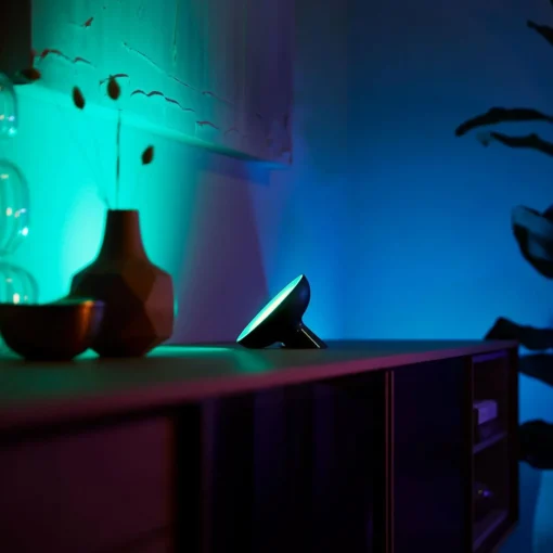 Philips Hue Bloom lampe table noire white & color| Lampes À Poser Led|Lampes À Poser Et Lampes De Table