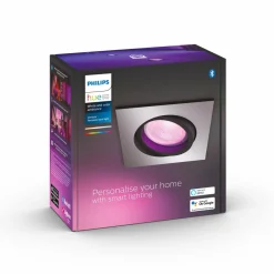 Philips Hue Centura spot LED angulaire alu| Spots Encastrés Led|Luminaires Led D'Intérieur