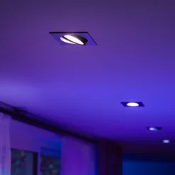 Philips Hue Centura spot LED angulaire alu| Spots Encastrés Led|Luminaires Led D'Intérieur