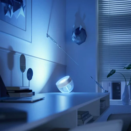 Philips Hue Iris WACA lampe à poser LED, argent| Lampes À Poser Led|Lampes À Poser Et Lampes De Table