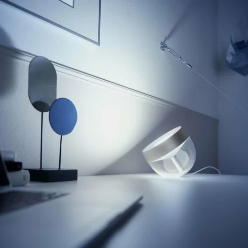 Philips Hue Iris WACA lampe à poser LED, argent| Lampes À Poser Led|Lampes À Poser Et Lampes De Table