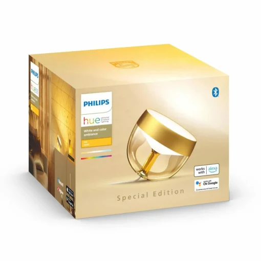 Philips Hue Iris WACA lampe à poser LED dorée| Lampes À Poser Led|Lampes À Poser Et Lampes De Table