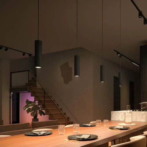 Philips Hue Perifo Suspension LED Extension, noir| Luminaires Led D'Intérieur