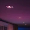 Philips Hue Spot encastré LED Centura, blanc, 9x9 cm, CCT, RVB| Spots Encastrés Led|Luminaires Led D'Intérieur
