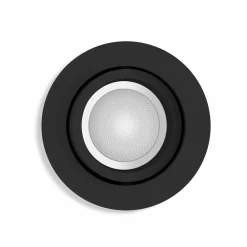 Philips Hue Spot encastré LED Centura, noir, Ø 9 cm, CCT RVB| Spots Encastrés Led|Luminaires Led D'Intérieur