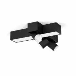 Philips Hue Spot LED Centris Cross noir à 3 lampes RVB CCT| Spots Et Projecteurs Led|Spots