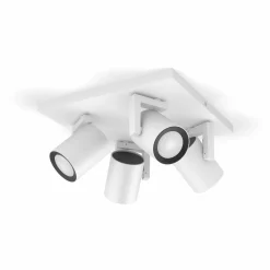Philips Hue Spot pour plafond LED Argenta, blanc, à 4 lampes RVB CCT| Spots Et Projecteurs Led|Spots